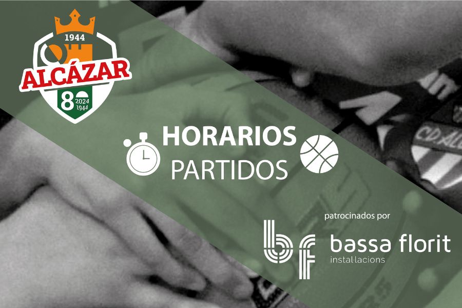 alcazar_cd's tweet photo. ๐ ยกHORARIOS PARTIDOS! ๐
Patrocinados por Bassa Florit Instal.lacions
๐๐ผ๐ https://t.co/yxlRMS7GbX
#CDAlc #CDAlcazar #deporte #baloncesto #basket #basquet #menorca #SentAlcรกzar #MenorcaIlladelesport #FBIB #FEB https://t.co/fyoqdnwbfe