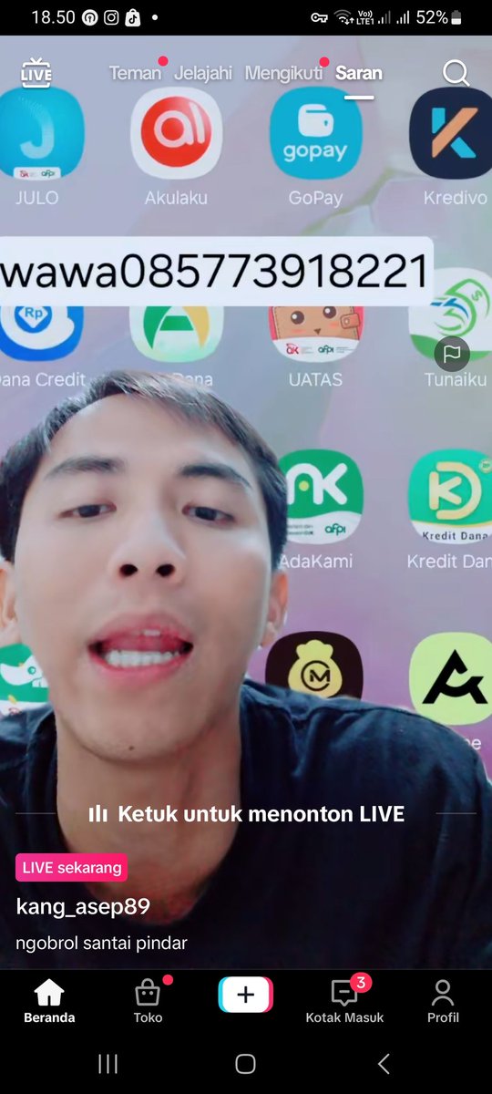 sapuliedi's tweet photo. Hati hati dngan joki pinjol ini , sudh banyak korbanya yg uda kena ketipu https://t.co/CvYF6LXbcd