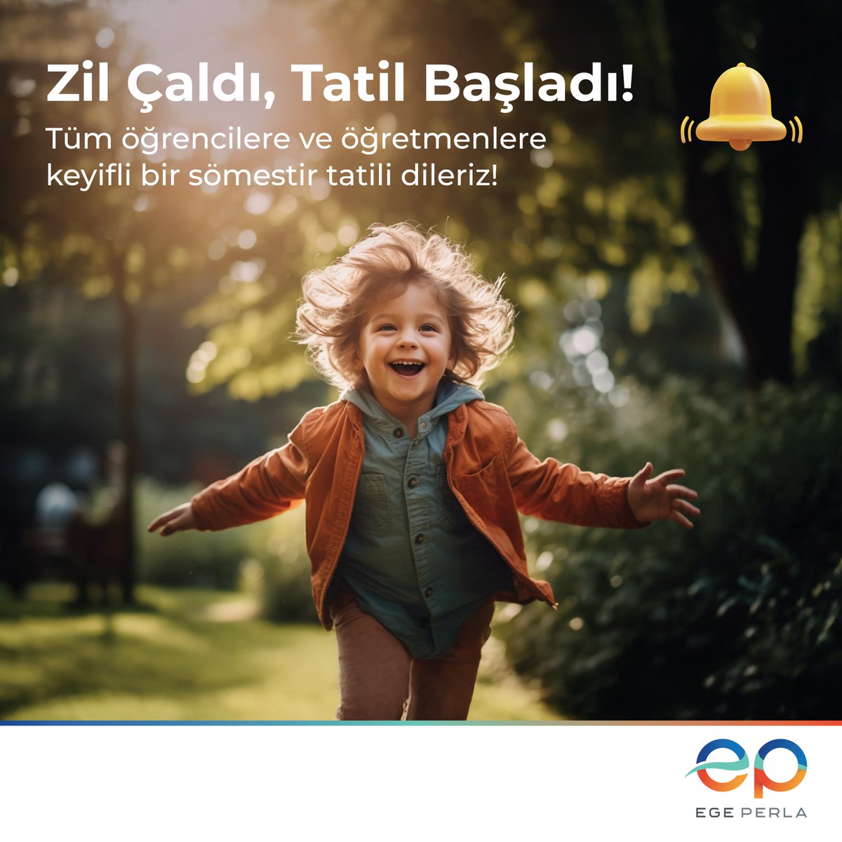 Sömestirtatili başladı! 🎉

Tüm öğrencilere ve öğretmenlere bol eğlenceli, neşeli ve dinlendirici bir tatil diliyoruz. Yeni keşifler ve unutulmaz anılarla dolu bir tatil sizleri bekliyor! 🌟🎈

#egeperla #İyiTatiller
