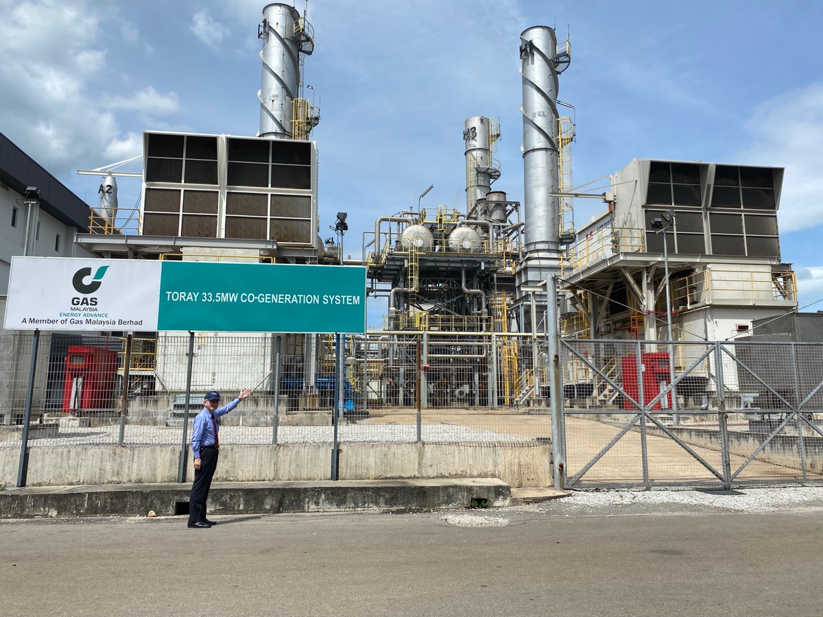 JapanConsulate's tweet photo. I also learnd anew that #TorayIndustries(Malaysia) is working to make #cogeneration(#コジェネ) system more usable in #Malaysia. Could be a win-win initiative for #Malaysia and #Japanesebusinesses. I am ready to get involved! #TORAY https://t.co/AN7SAHgiC1