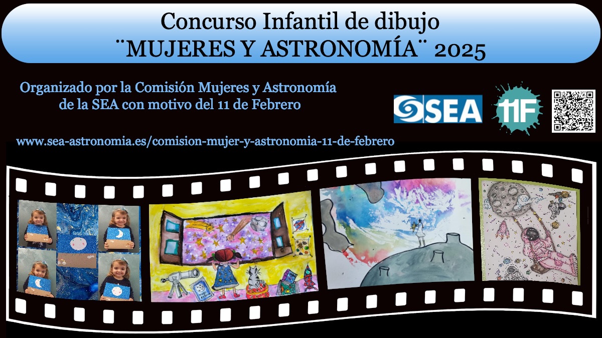 SEA_astronomia's tweet photo. 💫 ¡Aún estáis a tiempo de participar en el concurso de dibujo infantil 'Mujeres y astronomía'!

✏️ Para niñas y niños entre 3 y 15 años
🗓️ Plazo ampliado hasta el 24 de enero
🏆 Fallo del jurado: #11febrero

Info y bases: https://t.co/MT0MOuiMee https://t.co/LqYPRmqWPl