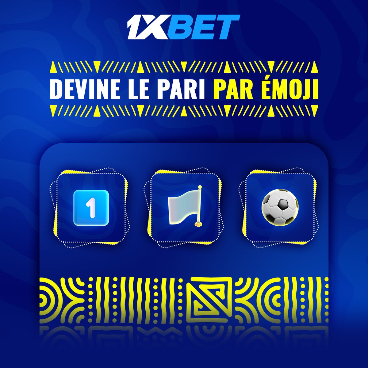 1xbet_tg's tweet photo. Que signifient ces emojis ?
Vous pensez connaître vos marchés de paris ?
Laissez votre réponse dans les commentaires et voyons qui a raison ! 👇
Prêt, partez, devinez !
#DevinezLePari #TriviaFootball #Fun1xBet https://t.co/unzxbzyVpz