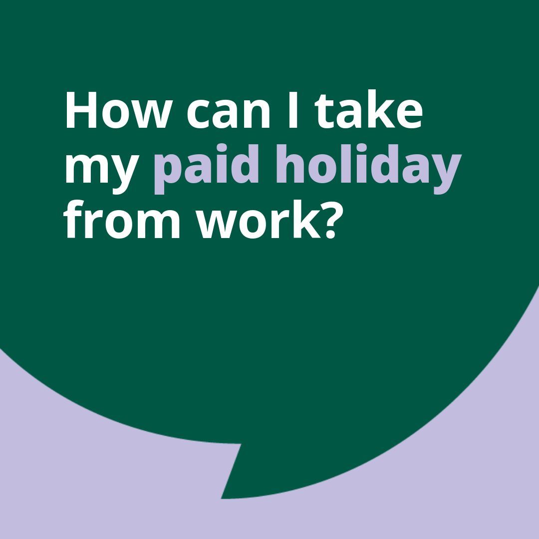 🌴 Looking to book a holiday from work this year?

Make sure you check when you can take it and give your employer the right amount of notice.

There are some steps you need to take ⤵️
buff.ly/48mzM1t