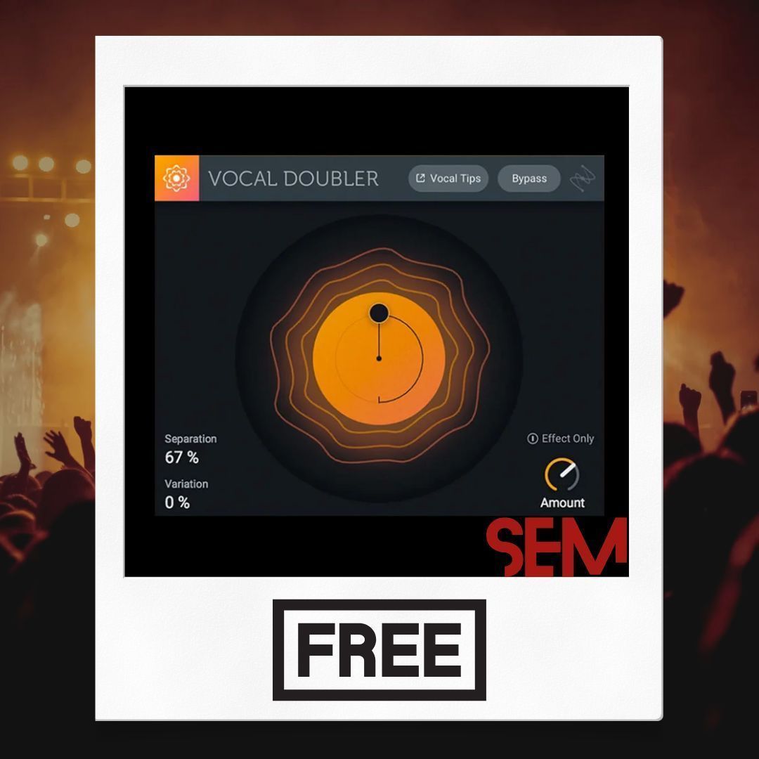 semmanchester's tweet photo. ⚠️ FREE PLUGIN FRIDAY ⚠️
iZotope Vocal Doubler is a free plug-in designed to enhance your vocal with a natural doubling effect, adding richness and depth.
DOWNLOAD HERE: https://t.co/5OwsWEgWsU
#semmanchester #freepluginfriday #musicproduction #manchestermusic https://t.co/vwT2jyf8uA