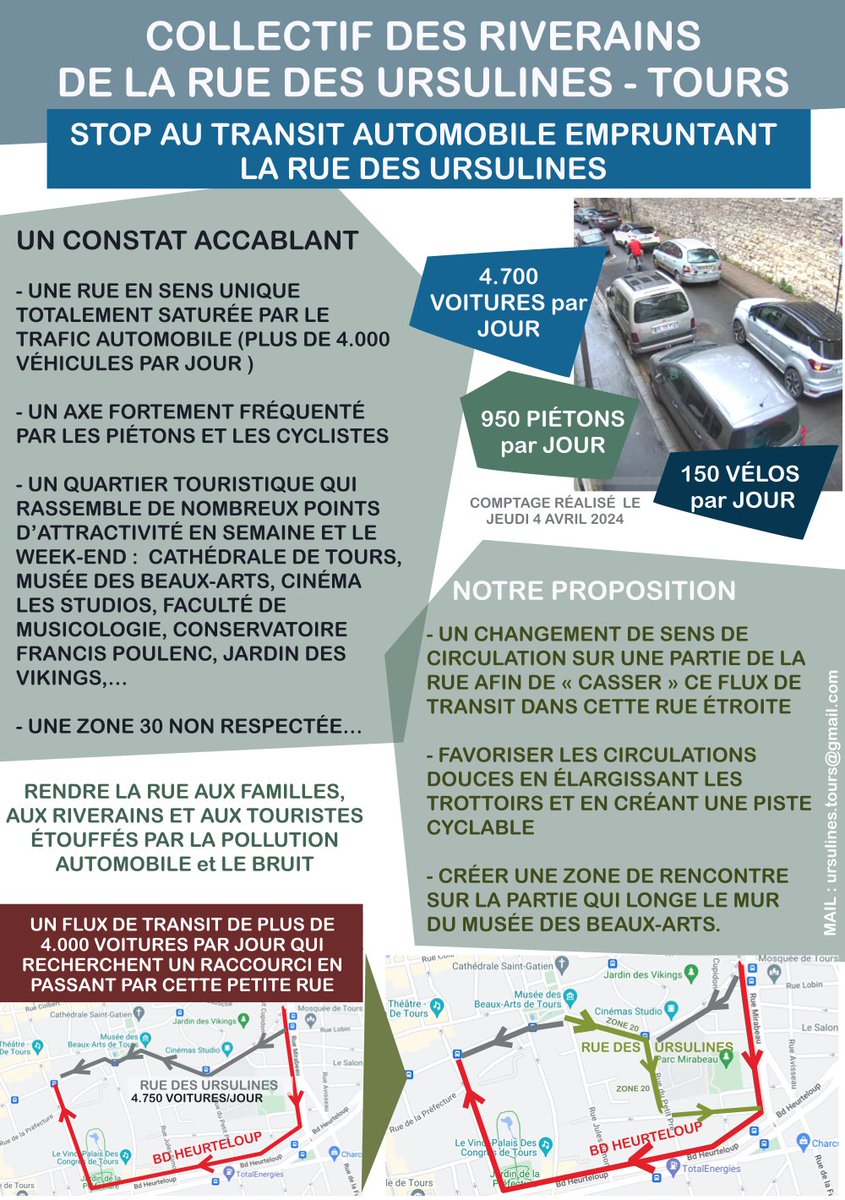 Piétons TOURS tweet media