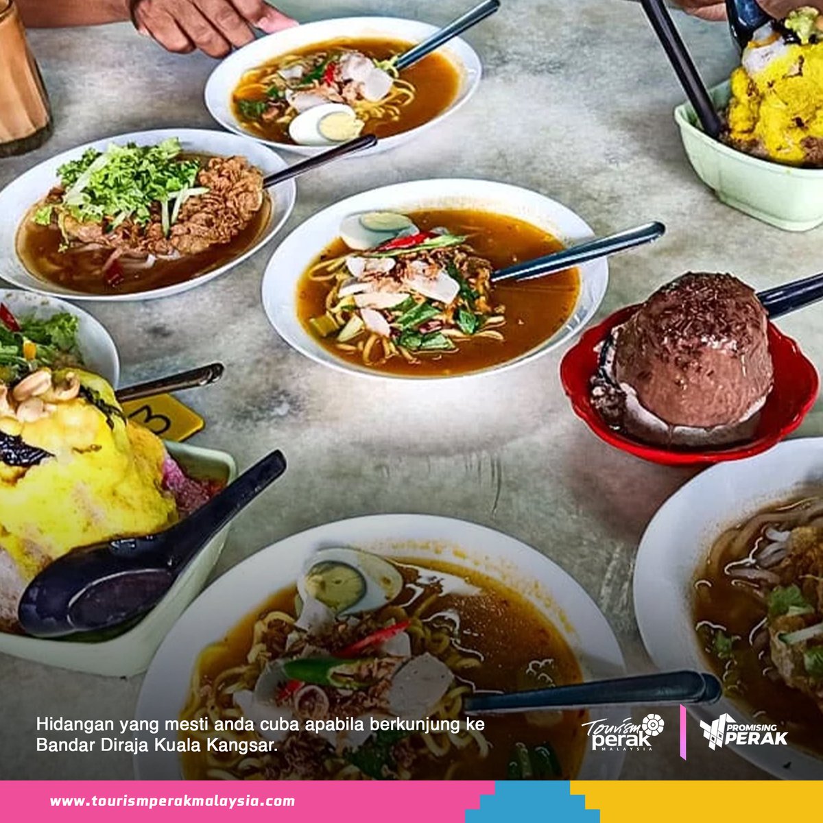 PerakTourism's tweet photo. Laksa Kuale mempunyai keistimewaan tersendiri. Lebih enak dinikmati ketika masih panas. Tambah cili padi untuk rasa pedas yang lebih padu!โฃ
โฃ
Cer kome share lokasi Laksa Kuale yang paling sedap.โฃ
โฃ
#PromisingPerak #visitperak #TravelPerakLah #PerakSejahtera2030 https://t.co/px2DYT1XiF