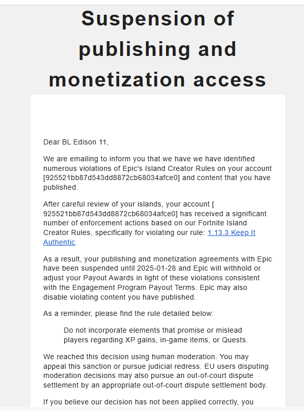 cool, once again suspended for nothing and they wont tell me what the issue is. This company is dope as shit