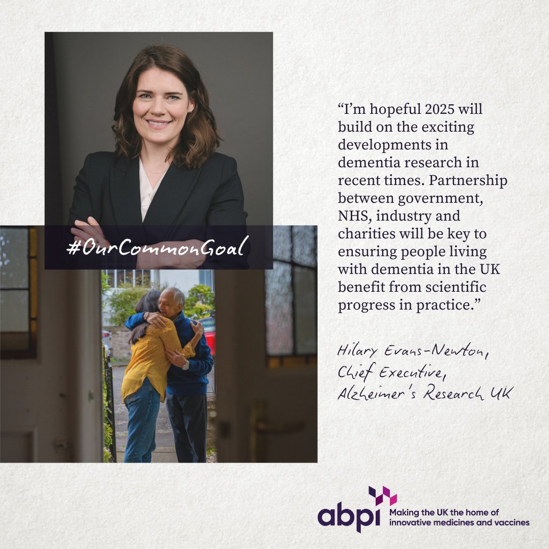 ABPI (@abpi_uk) on Twitter photo We are looking ahead to what 2025 might hold with our partners - next up is <a href="/HilaryAlzUK/">π§ Hilary Evans-Newton π§</a>
With 982,000 people estimated to be living with dementia in the UK alone, progress in this field is crucial.
#OurCommonGoal <a href="/AlzResearchUK/">Alzheimer's Research UK</a> We are looking ahead to what 2025 might hold with our partners - next up is <a href="/HilaryAlzUK/">π§ Hilary Evans-Newton π§</a>
With 982,000 people estimated to be living with dementia in the UK alone, progress in this field is crucial.
#OurCommonGoal <a href="/AlzResearchUK/">Alzheimer's Research UK</a>