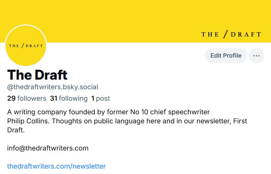 thedraftwriters's tweet image. The Draft is now on Bluesky 🦋

Find and follow us: bsky.app/profile/thedra…