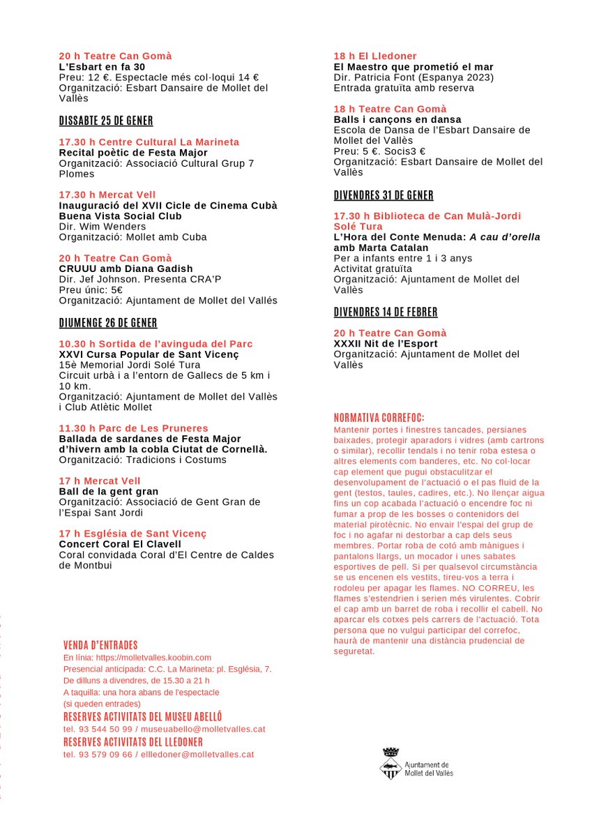 🥳Aquest cap de setmana arriben el gruix dels actes de la Festa Major de Sant Vicenç.   

Consulta totes les activitats 👇

Bona Festa Major  😍