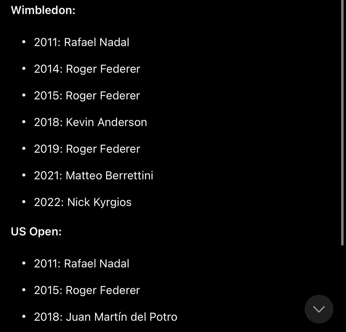 introverted1414's tweet photo. Well for one you can only beat the person across the net… so using the word “vulture” just shows you have an emotional bias and really hate Novak and can’t look at this situation rationally. 

But let’s look at who each player beat to win their majors which is a major part of the conversation but it also gives you an idea of who they were competing against in the years the won masters 1000’s and achieved year end number 1’s. 

You can not possibly make the argument that Novak had an easier run than Federer… but even if you could, again, you can only beat the player across the net.  You have no clue what would have happened had Novak and Federer been the exact same age for example. 
    You are dipping into hypotheticals in order to back your way into the outcome you desire which is all Novak’s records “not counting”.  

Fed is first and Novak is second.