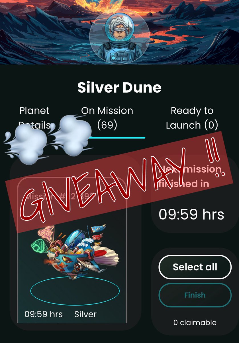 yo listen up homies 🚨 GIVEAWAY 🚨

69 missions started, giving away everything I win today (10hrs) 🎁
(will stream rewards claim in SAC Hotbox 📽️)

to be in with a chance just
- Like
- Repost
- type ‘Stoned Ape Crew’ in gifs and share one below 👇 

PUFF ON 💨💨💨💨