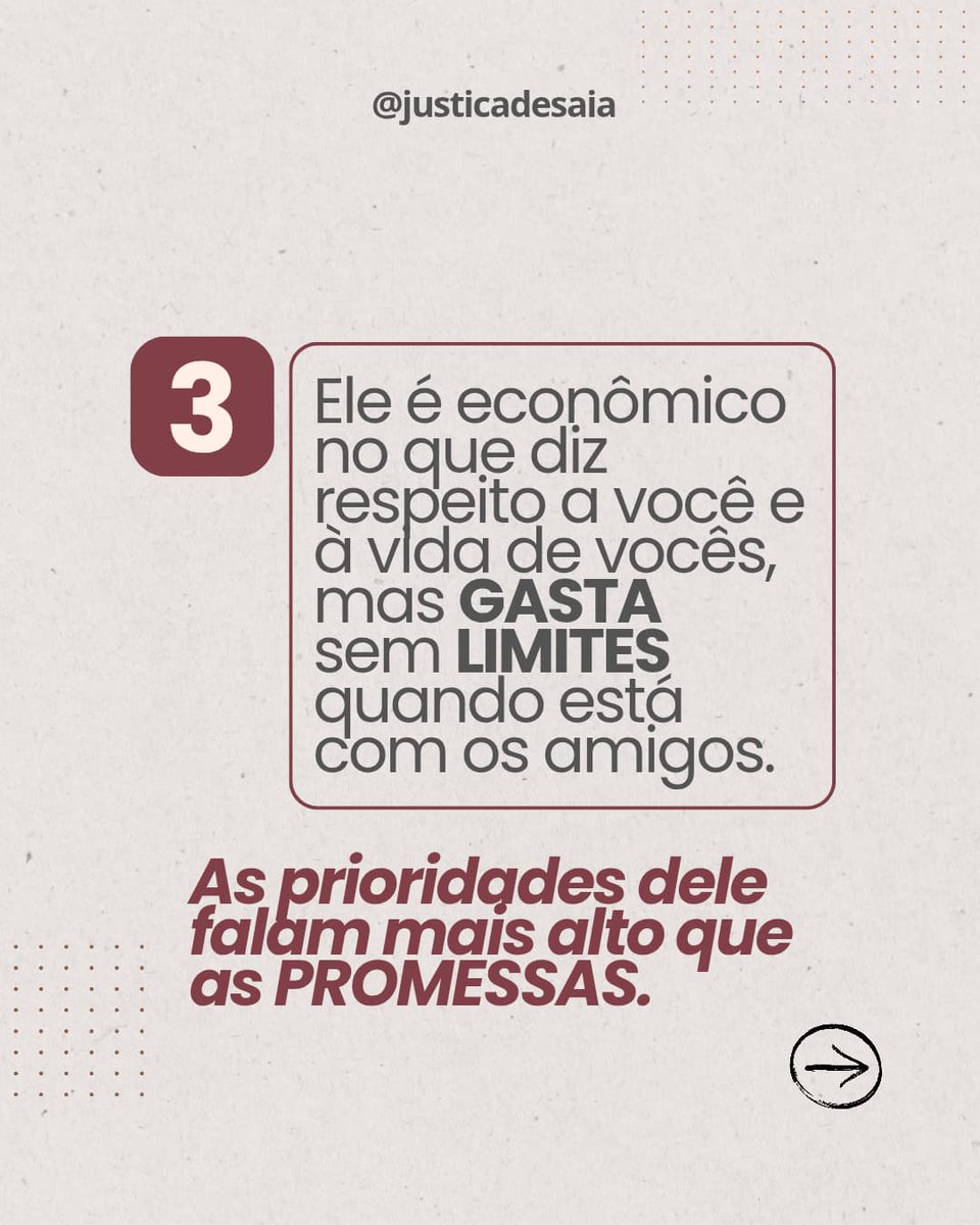 Você merece mais do que promessas vazias e migalhas de atenção, esses 8 sinais podem te ajudar a enxergar a verdade sobre seu relacionamento.
Amar a si mesma é o primeiro passo para uma vida mais feliz.✨️❤️

#relacionamento #amorproprio #mulheres #lugardemulheréondeelaquiser
