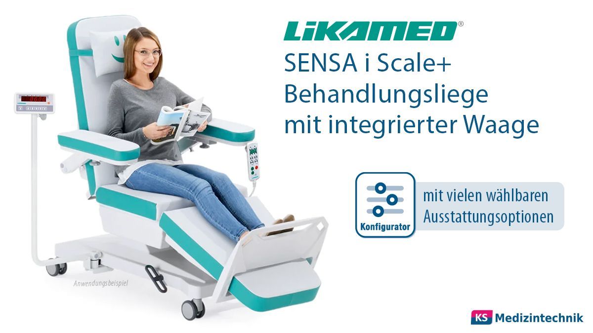 KSMedTechnik's tweet photo. Die #Likamed SENSA i Scale+ ist eine #Behandlungsliege mit integrierter, geeichter Waage bis 200 kg. Mit #Trendelenburgposition, motorischer Verstellbarkeit sowie schwenk- und klappbaren Armstützen.

🛒 Jetzt im KS-Onlineshop individuell konfigurierbar:
https://t.co/23m5fkBdJD https://t.co/QzU3jp5hYw