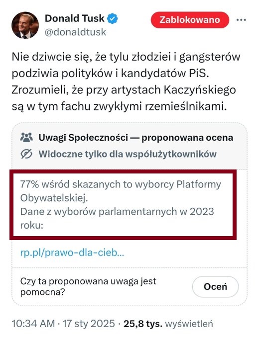 Trollu <a href="/donaldtusk/">Donald Tusk</a>, usuń konto i oddal się w pośpiechu