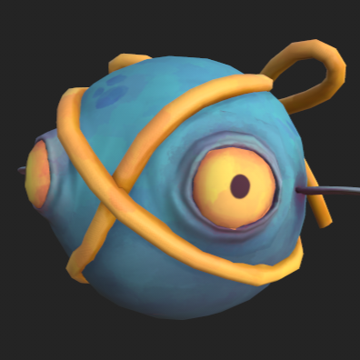 Our version of a grappling hook is done and poor Bolliver looks like he has seen a few things...
#gameart #indidev #gamedev #videogames