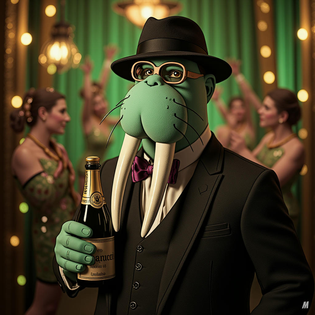 WALRmeme's tweet photo. @WalrusProtocol Cheers! 🥂 https://t.co/P4GFehdXDa