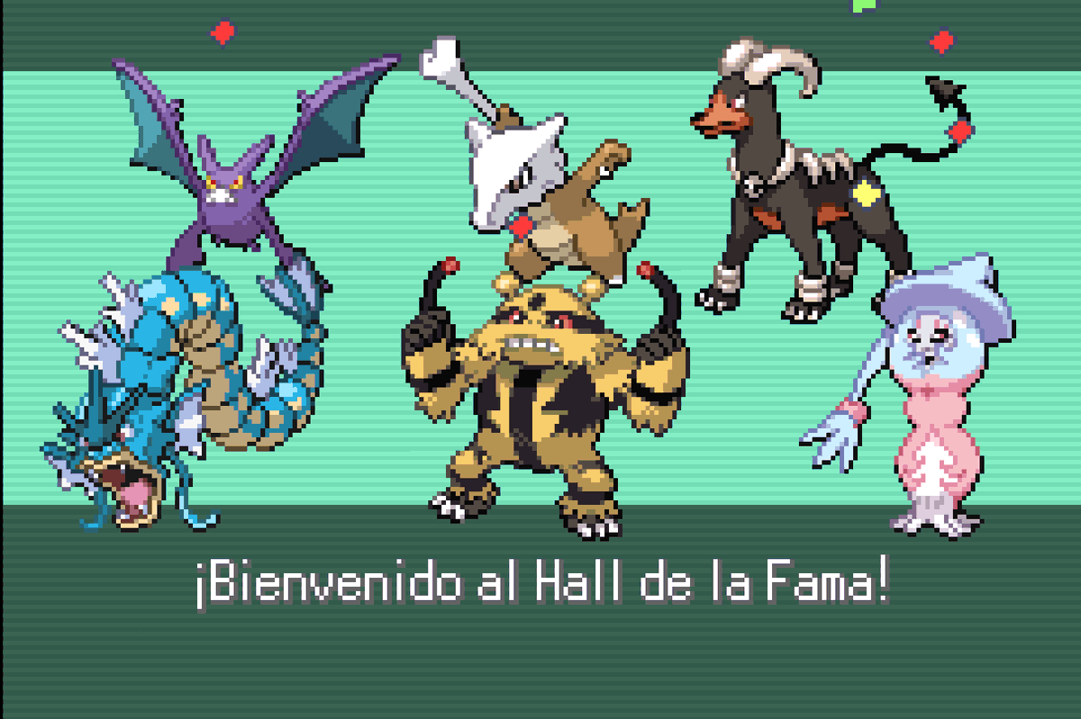 UrOnly2ondRate's tweet photo. Mis respectivos equipos después de terminar el arco 1 del Pokemon Rocket y el arco 1.5

Ahora a por Johto https://t.co/fLUnauc2N5
