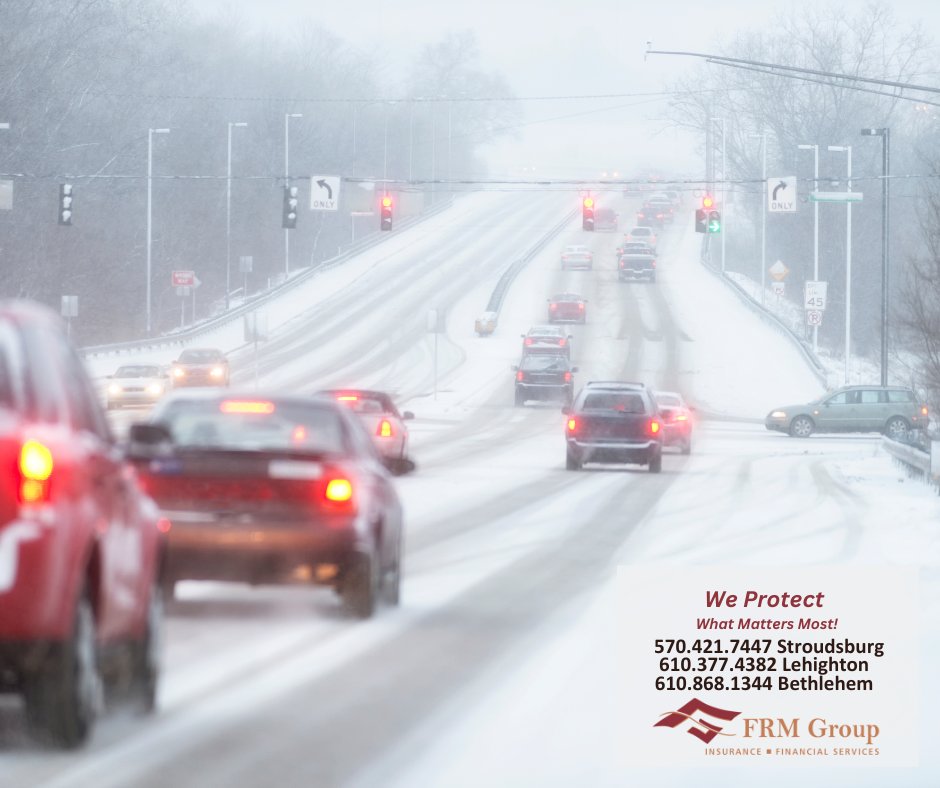 FraileyIns's tweet image. Driving in winter? ❄️ Slow down, increase following distance, and pack an emergency kit. Need to review your auto insurance? We’re here to help! 🚗 #WinterDriving #AutoSafety #FRMInsurance