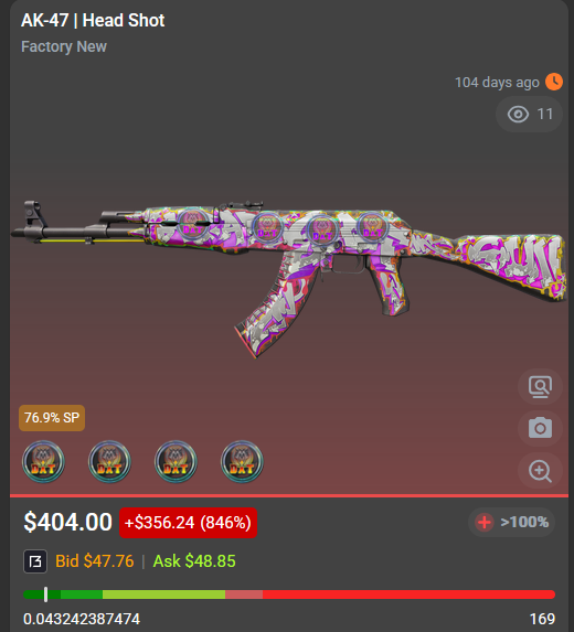 Looking to sell dat holo AK head shot