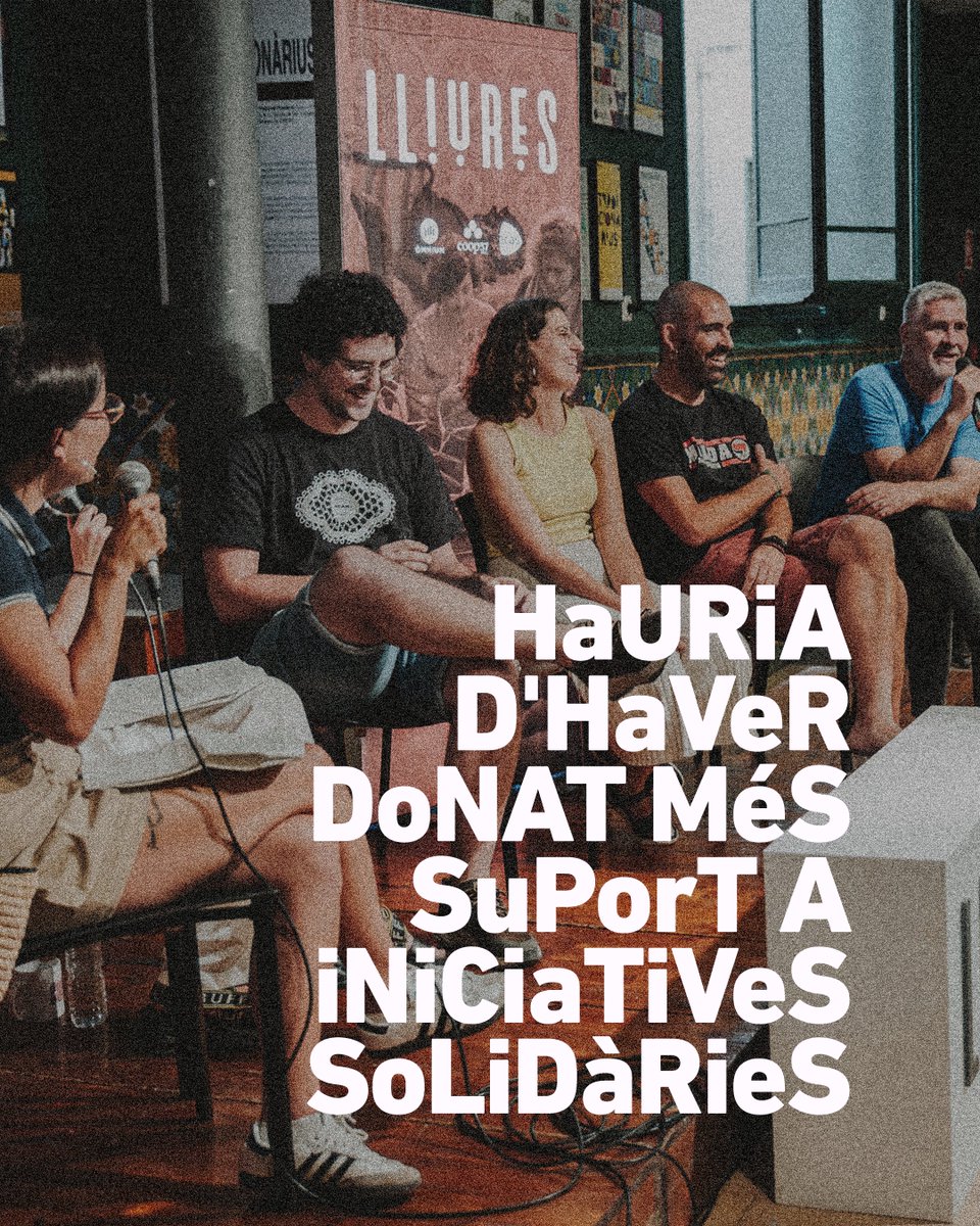 projectelliures's tweet photo. 📸 HaURíEM D'HaVeR 'TiRAT' MéS FOToS....

...per explicar-vos que hem donat suport a 41 iniciatives transformadores 🙌.

Mai és tard per sumar-se a construir un país menys desigual i més lliure. 

Suma't al #Lliures i ajuda’ns a fer que passin coses extraordinàries ✨ https://t.co/gG6C4l2e0q