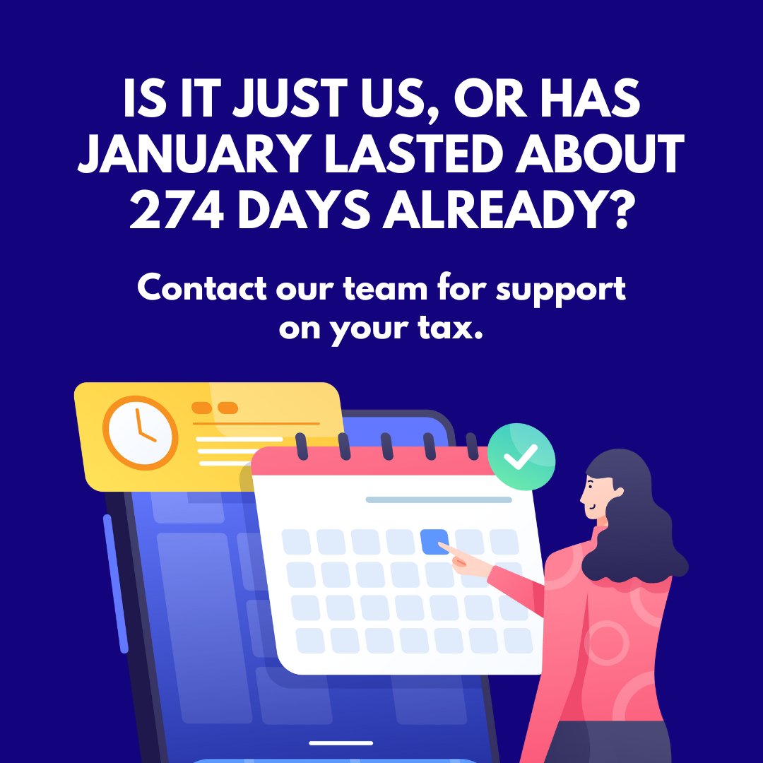WemandCo's tweet image. Is it just us, or has January lasted about 274 days already? 📅
 
Don&apos;t worry, spring (and tax deadlines) are just around the corner! 

Need help getting organised? 

We&apos;re here to make it feel like a breeze. 

#AccountancySupport #TaxSeason #WhiteCityLondon