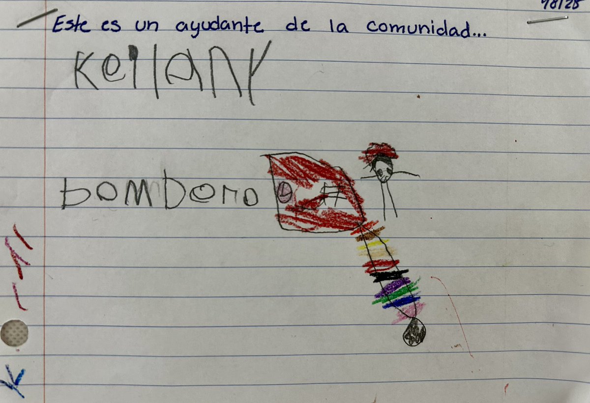 NancyHe23966577's tweet photo. Our Pre K students journaling their favorite Community Helper 😊 @STAFFORD_ECC  @EISDofSA https://t.co/3SA7pgSrH3