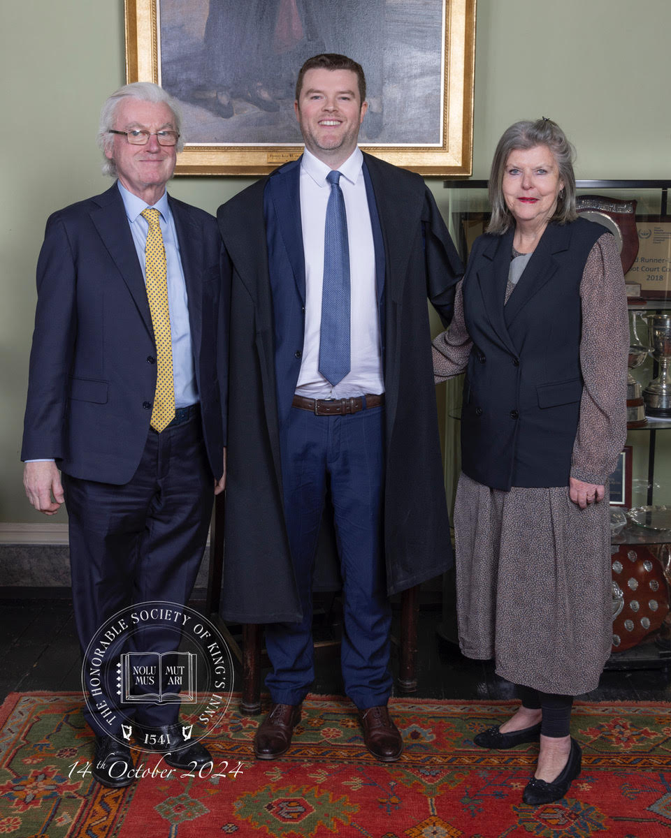 Niall Moran (@niallm0ran) on Twitter photo Yesterday, I had the honour of being sworn in as an Attorney in the state of New York.
This follows my graduation from <a href="/KingsInns/">Óstaí an Rí | King’s Inns</a> a few months ago as a Barrister in Ireland. Thank you to everyone who has supported me on this journey – particularly my family - I am so grateful! Yesterday, I had the honour of being sworn in as an Attorney in the state of New York.
This follows my graduation from <a href="/KingsInns/">Óstaí an Rí | King’s Inns</a> a few months ago as a Barrister in Ireland. Thank you to everyone who has supported me on this journey – particularly my family - I am so grateful!