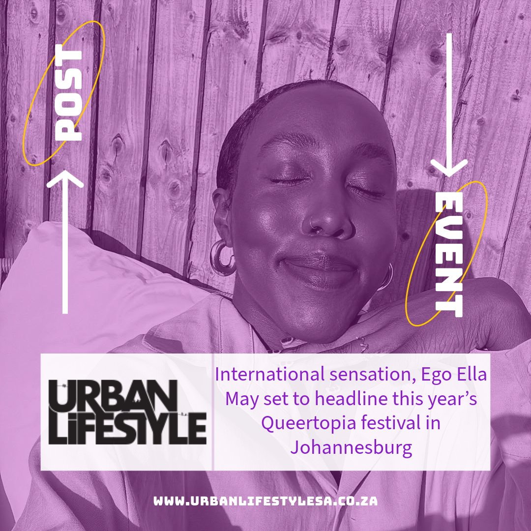 UL_Mzansi's tweet image. 🎶🌈 Global star @EgoEllaMay will headline #Queertopia Festival in Johannesburg! Don’t miss this vibrant celebration of music and love.

✨ Visit #UrbanLifestyle for more:
urbanlifestylesa.co.za/event/internat…