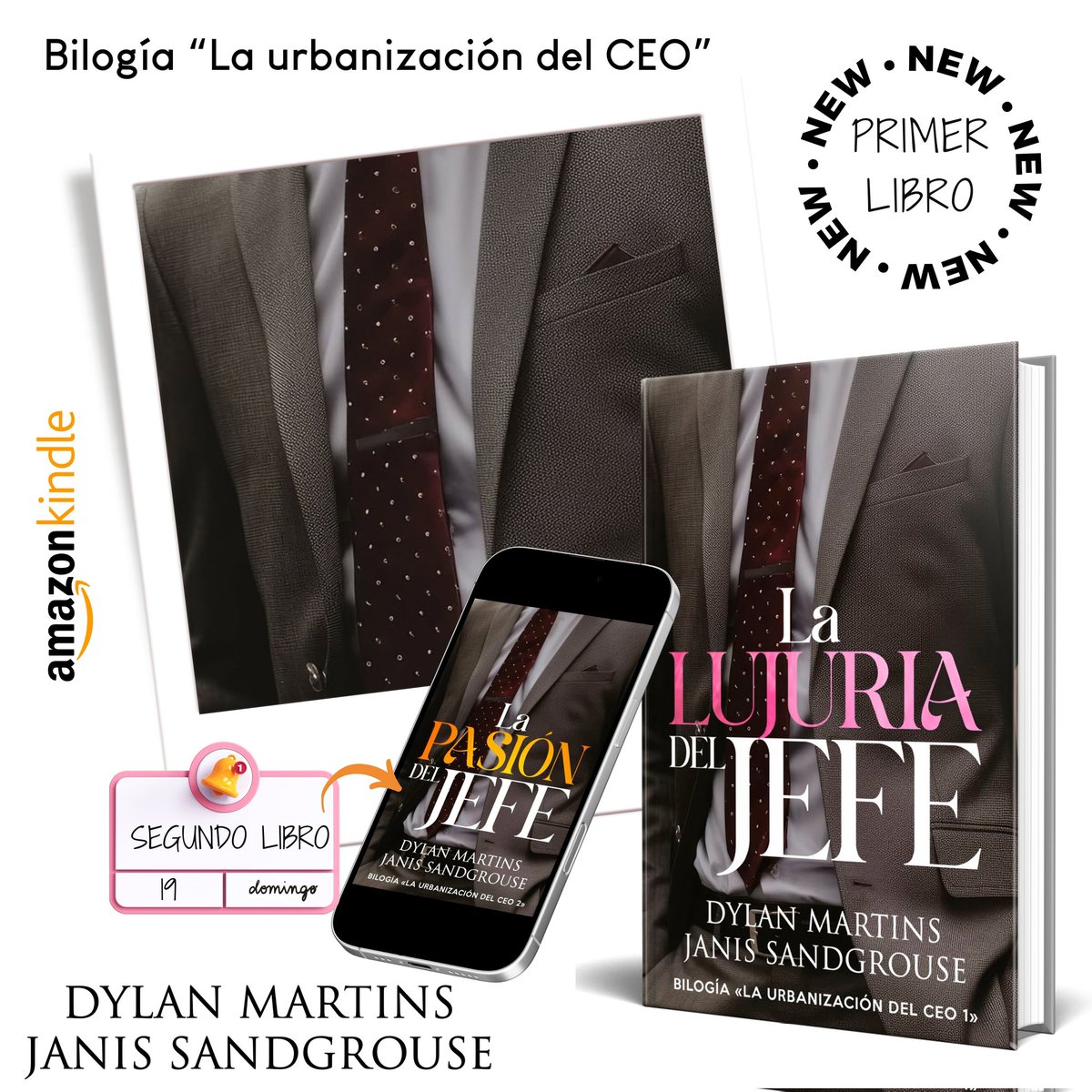 gemma_bernal's tweet photo. 📣 ¡¡NOVEDAD!! 📣

🖤🔥Bilogía "La urbanización del CEO"🔥🖤

🩷 𝑳𝒂 𝒍𝒖𝒋𝒖𝒓𝒊𝒂 𝒅𝒆𝒍 𝒋𝒆𝒇𝒆 ��

📚⏩️ https://t.co/JrsT4Zriq8

💯El desenlace estará disponible el domingo.💯

Todas las #novelas de los autores en:
📍 https://t.co/XAbgm9Upal
📍 https://t.co/RyXAxa5DSQ https://t.co/gURIBS7Oe4