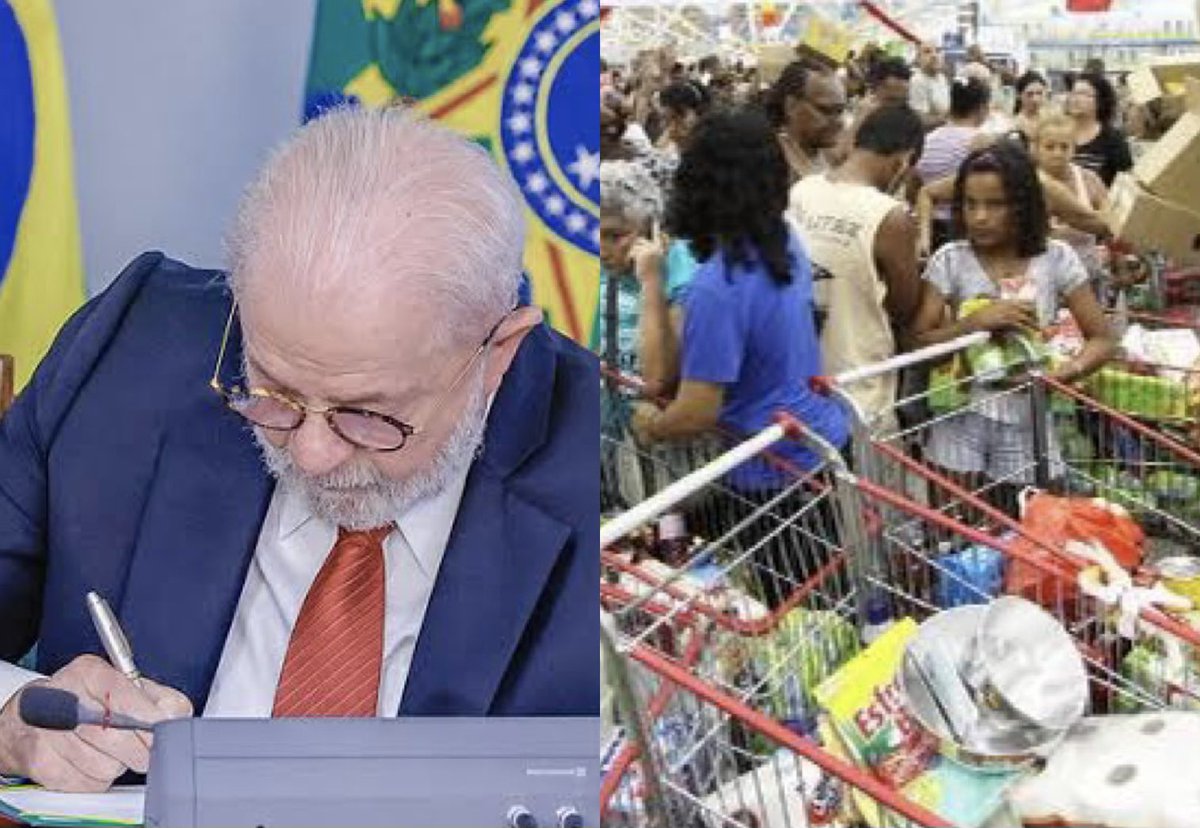 pedrorousseff's tweet photo. Presidente Lula ACABA de SANCIONAR a regulamentação da reforma tributária. 

- Carnes, o arroz, o feijão, o leite, os pães, o café, o açúcar e o sal TERÃO ISENÇÃO DO IMPOSTO DE RENDA! 

VITÓRIA DO POVO BRASILEIRO!!! 🇧🇷🌟🚀 https://t.co/M9OnvIqT5W