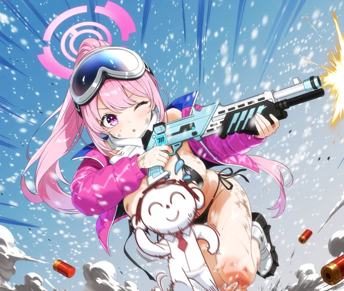 エイミ「先生......戦闘中に前方へ走るのは危険です...!!」 先生「ダメだ! 今ここを離れたら、それも危ない! (BANされる危険が)」 体が丈夫でも、服は普通の布でしょう?考えてみれば、服が破れて補給もなければ、このまま戦い続けるしかない! #ブルアカ #ブルーアーカイブ #BlueArchive