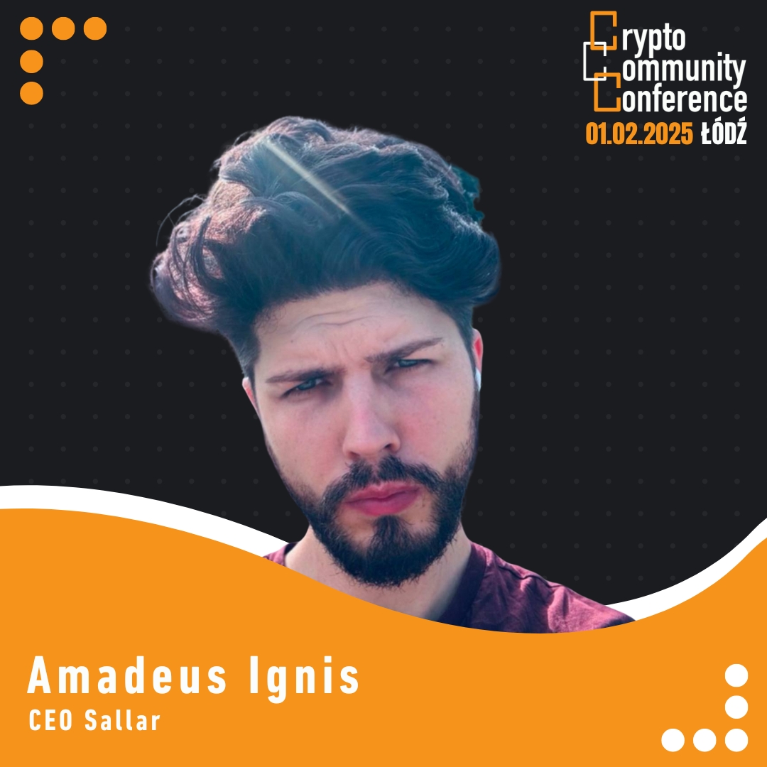 Ogłaszamy kolejnego prelegenta🎙 Amadeus Ignis - CEO @sallar_io i Astral  Holding, zarządza spółkami zajmującymi się oprogramowaniem, konsultingiem i  biotechnologią 🧬🖥️ #Cryptoeventpl #Kryptowaluty #Bitcoin