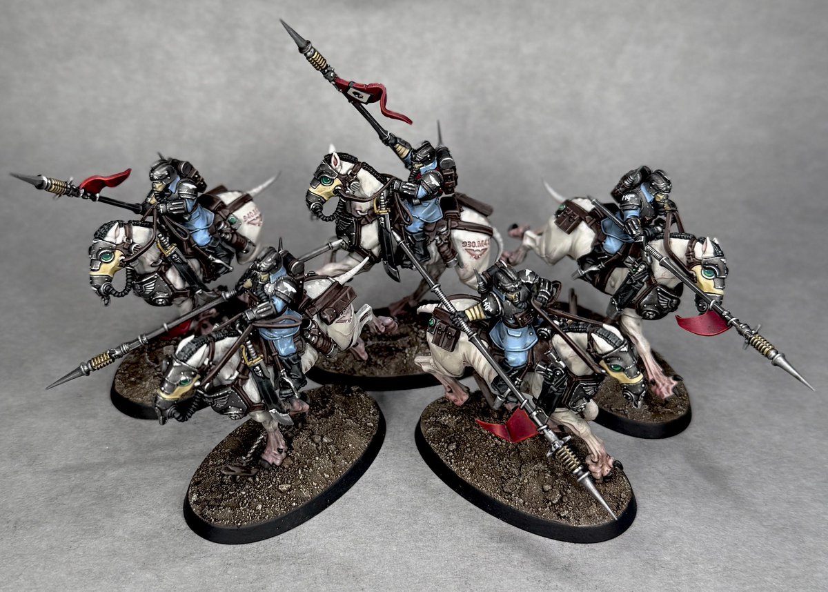 Some awesome Death Riders for <a href="/tabletop_titans/">Tabletop Titans</a> studio army. If you’re at LVO check them out at the Tabletop Titans booth! #deathkorps #krieg #paintingwarhammer #warhammer40k #astramilitarum #imperialguard #deathkorpsofkrieg #imperium #warhammercommunity
#tabletoptitans