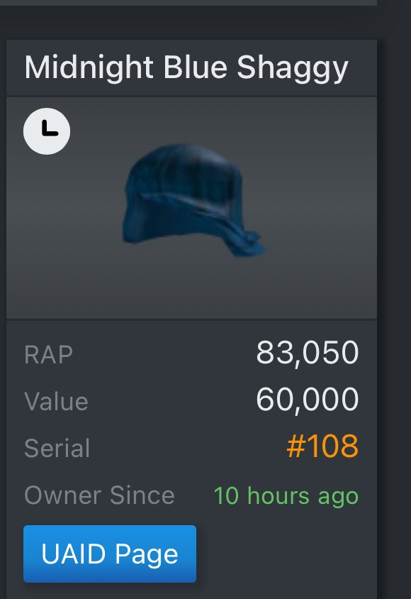 ottd0's tweet image. Welp just traded both of them for midnight blue shaggy
#roblox #robloxtrading