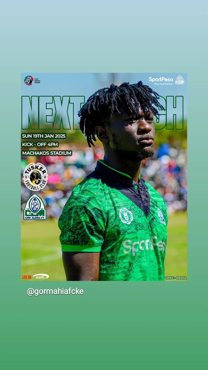 GorSocialClub's tweet photo. @tusker_fc will see what we see every Friday evening.
@gormahiafcke @Officialfkfpl #NgangaIsBackmacha https://t.co/xOmF2VaMxX