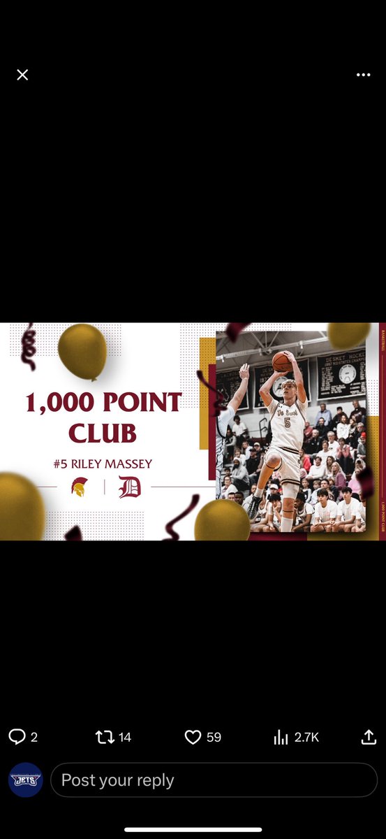 coachdanamorgan's tweet image. Congrats big time #jetfam @RileyMassey1511