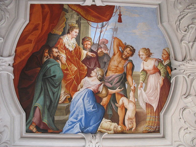 poseidon_1501's tweet image. 189. The Judgment of Solomon - a famous story. When two mothers argued over who owned a child, Solomon suggested cutting the child in two to determine the real mother.

#thejudgmentofsolomon #prophetsolomon #solomon