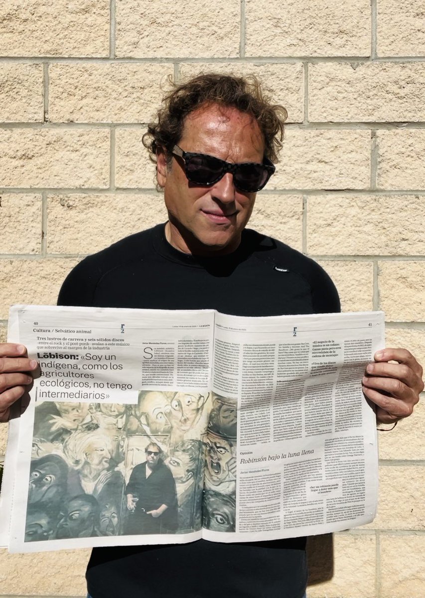 No se sale todos los días en la sección de #cultura de <a href="/larazon_es/">La Razón</a> y en dos páginas. 
entrevista realizada por el exquisito e inquieto periodista <a href="/javiermflores/">JavierMenéndezFlores</a> ♥️. Salud! 

En digital entrevista a #LõBISON👉 larazon.es/cultura/musica…