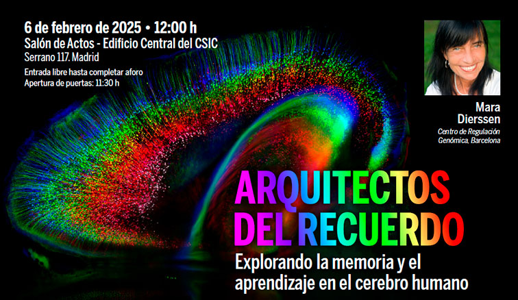 ColoquiosCurie's tweet photo. El próximo 6 de febrero abrimos el año con nueva web y con el coloquio de @maradierssen del @CRGenomica. Una divulgadora excepcional que nos ofrecerá una imagen actualizada y práctica de cómo aprendemos y recordamos.
https://t.co/YU9FUQ1H3c
@CSICdivulga https://t.co/s7KzR2Z5j6