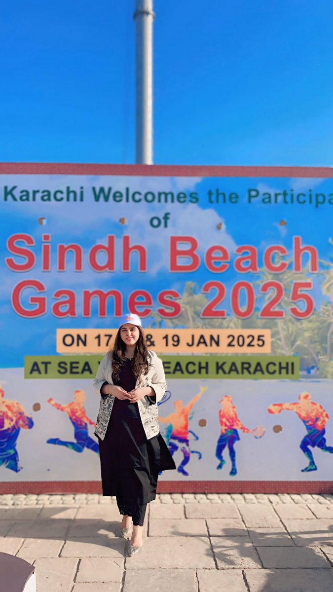 MarviSoomro_'s tweet image. Honored to attend the inauguration of Sindh Beach Games 2025 at Sea View, Karachi. A celebration of sports, culture, and unity  #SindhGovt @BBhuttoZardari #SindhBeachGames2025 #SportsForUnity