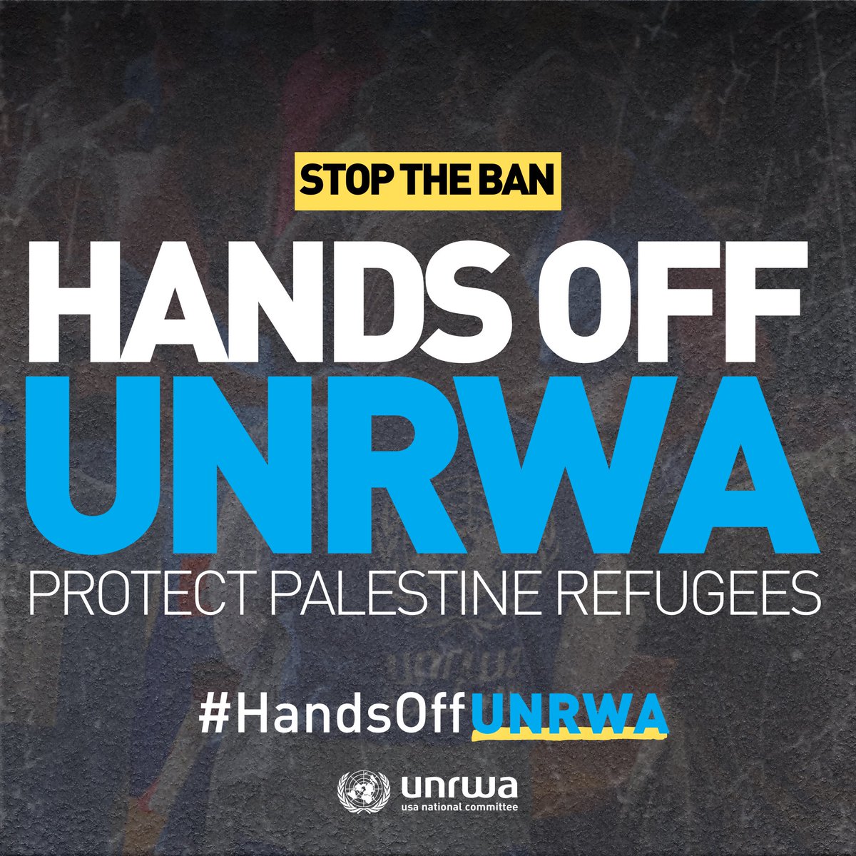 Saniiii21's tweet photo. Israel is banning UNRWA in Palestine. Posing a THREAT to much needed supplies, safety and education of the Palestinians!

Please, for the sake of humanity, use this hashtag #HandsOffUNRWA as much as possible and take a moment to read this flyer issued by UNRWA itself. Thank you. https://t.co/ve6leGWoBf