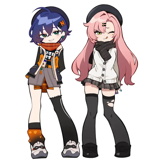 リンとニコ (1/2)↓逆作画崩壊はリプ欄に↓ 