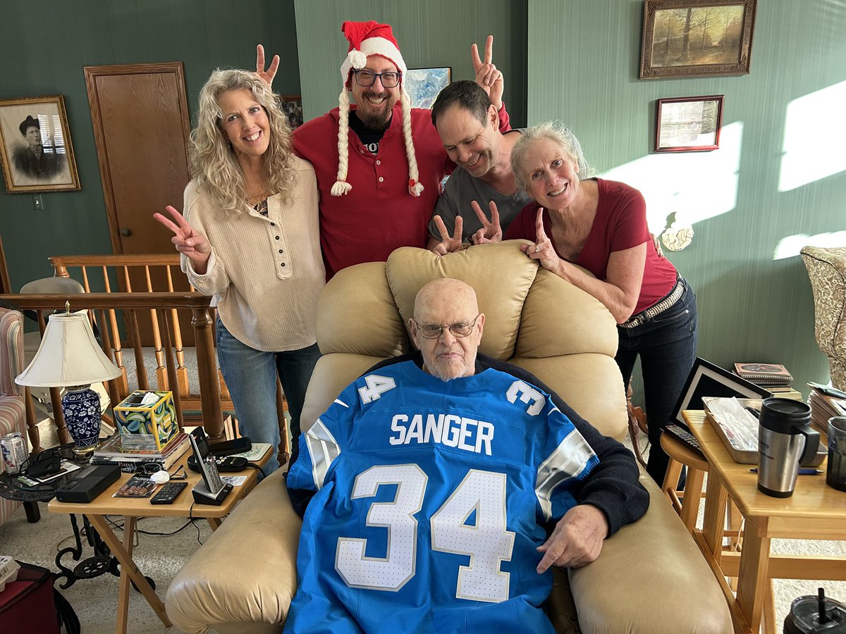 johnssanger's tweet photo. @gmfb do I get a pass if my dad was born the same year as my team? I got him this for Christmas @KeeganMKey  and @KyleBrandt don’t harsh my mellow dudes! https://t.co/FV2FmfCLE4