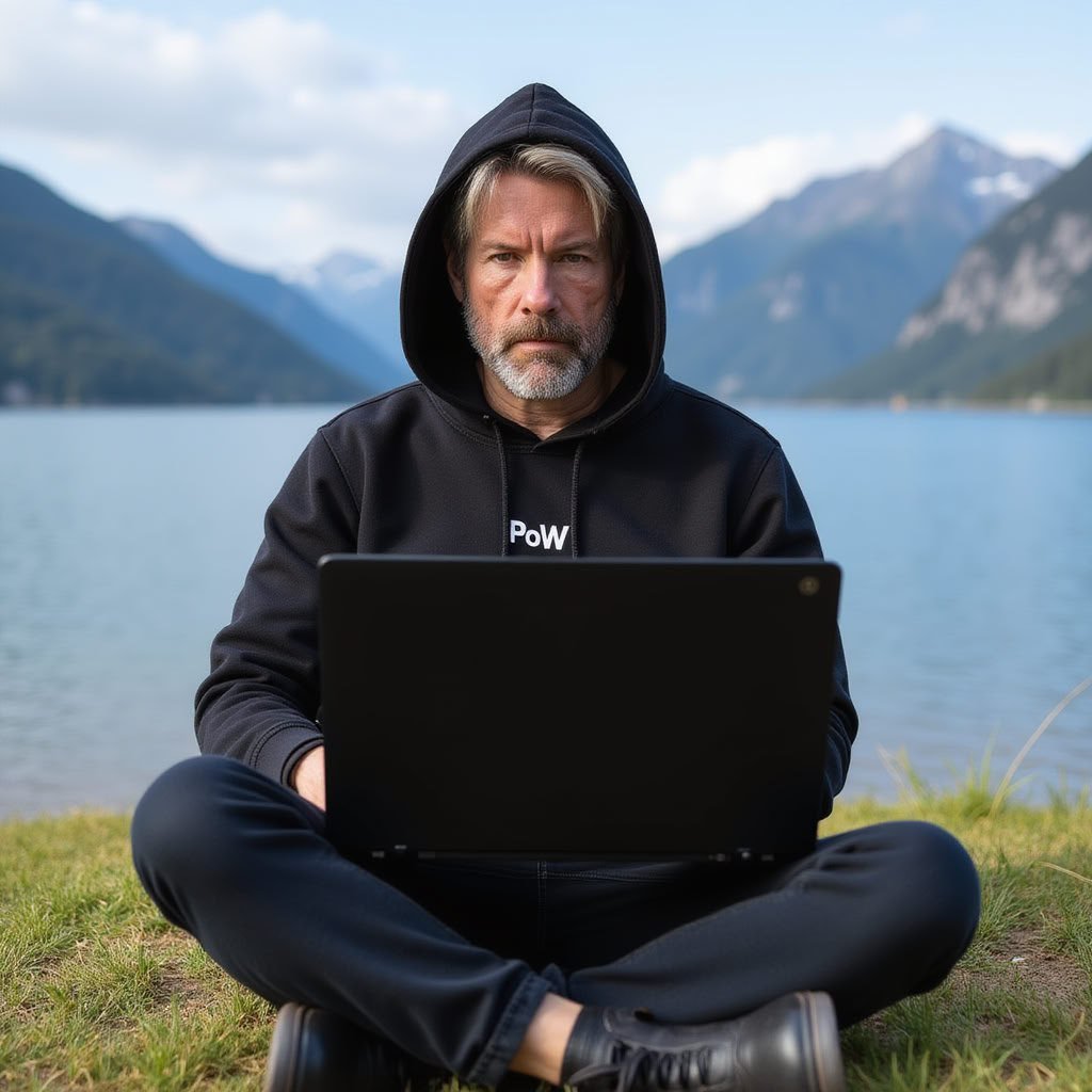 saylor's tweet image. We are all Satoshi.