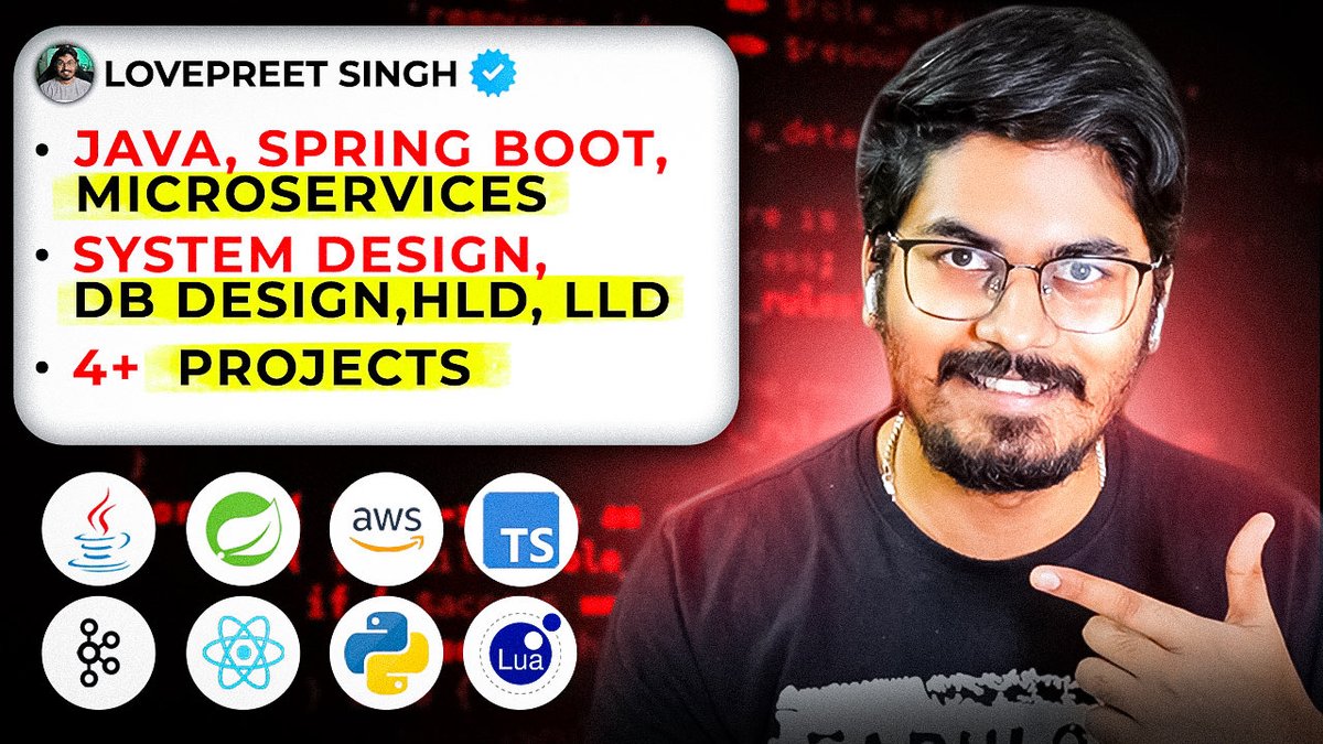 SinghDevHub's tweet image. Part 1 of our Java full stack is out. You will know
- How to learn & build
- Build resume & projects along the way
- take home assignments & projects
- aws, kafka, docker, api gateways, load balancers, security groups etc
- java, spring boot, LLMs integration…..
Link in thread