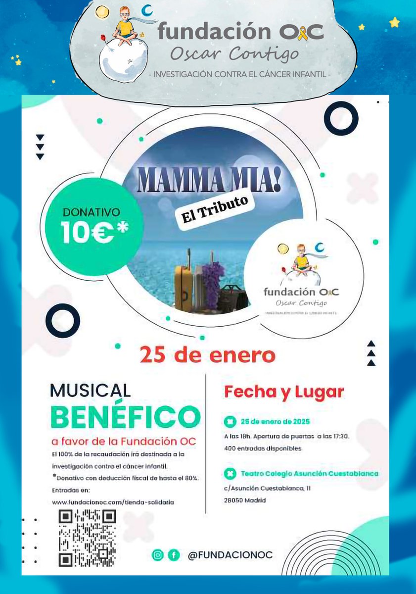 LuzsolidariaO's tweet photo. @FundacionOC es una organización sin ánimo de lucro que tiene como misión la investigación y el tratamiento del cáncer infantil.

Puedes apoyar esta causa asistiendo a este evento y contratando tu suministro con Luz Solidaria. https://t.co/Dl9fm1Eele https://t.co/WqmRW6MzXv