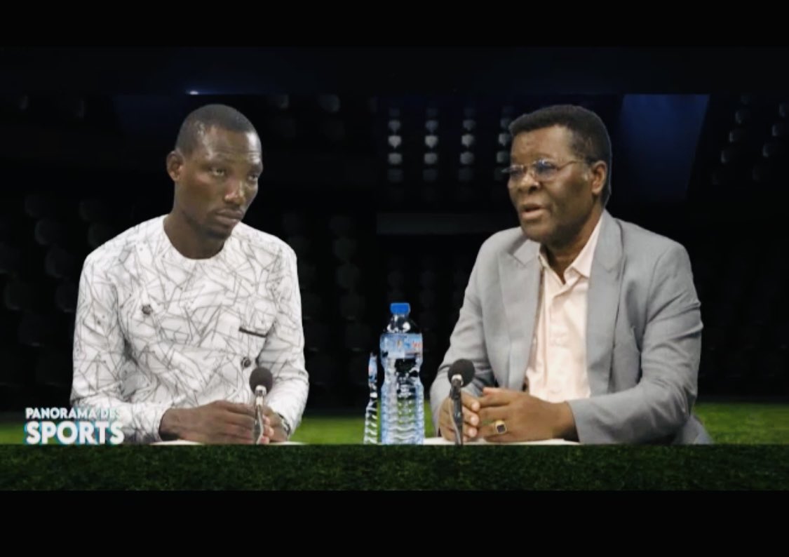 aedemkodjo's tweet photo. En émission sportive sur la Télévision nationale togolaise 🇹🇬. Avec Pafio Dobou (directeur des compétitions de la @ftftogo) présentée par Sergine Raymondo https://t.co/NPEMAmrmyz