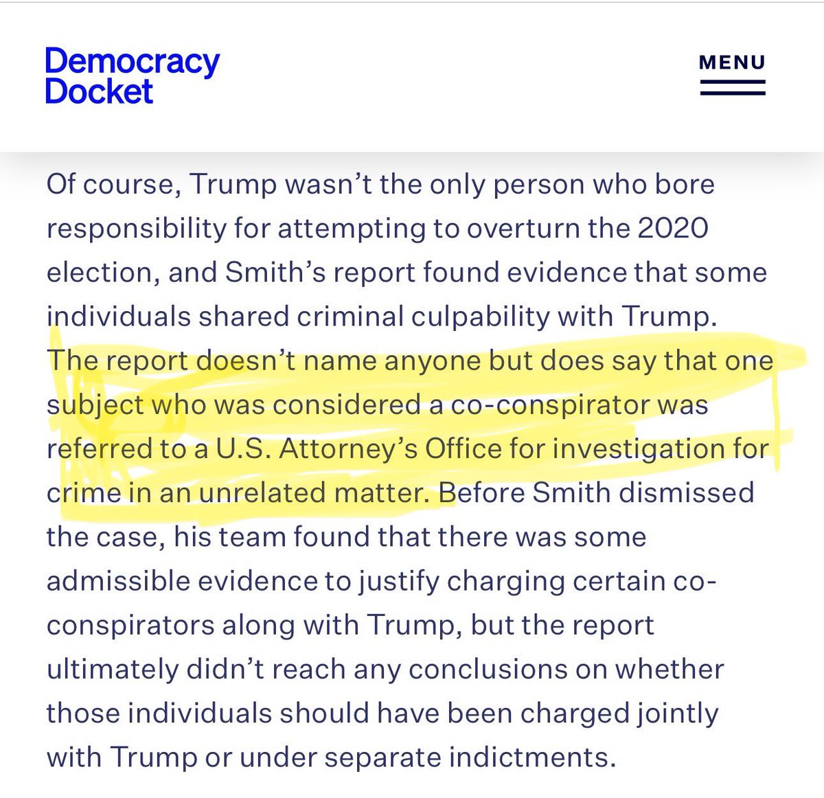 FeministMic's tweet photo. Gee, I wonder who one of these unnamed January 6th insurrection co-conspirators was and if his name is former House Representative Matt Gaetz. 😑 https://t.co/AzTFdh3OT2