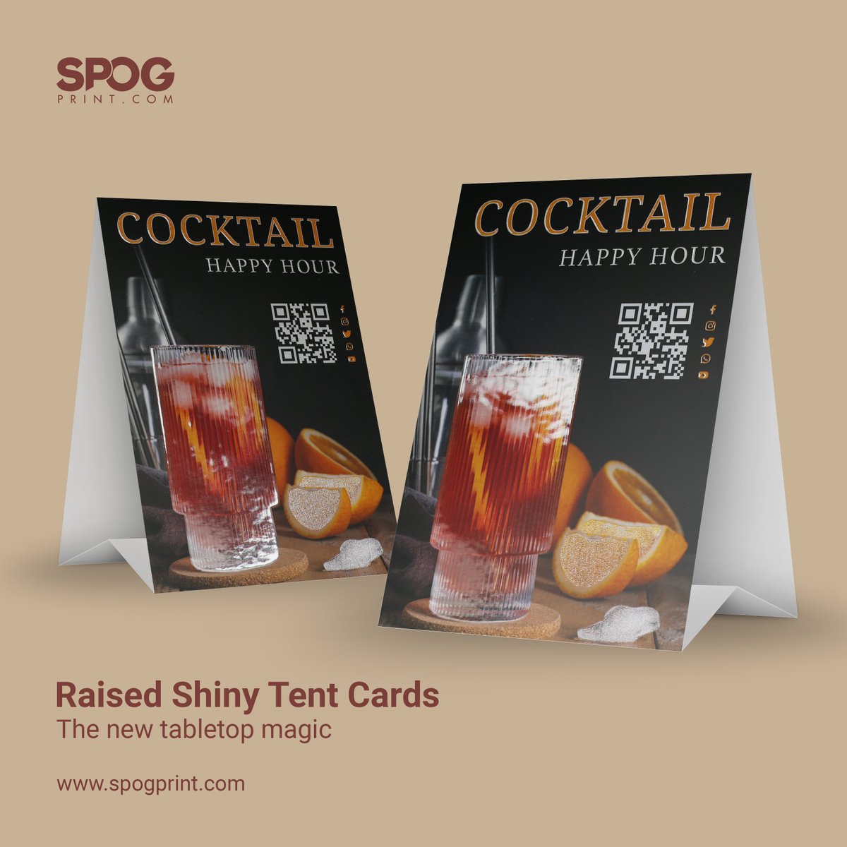spogprint's tweet photo. Add more light to every message with the custom printed Tent Cards. Besides being visually appealing, the sturdy paper base ensures that the tent cards stand upright on any surface.
#tendcards #customtendcard #CustomDesign #printmarketing #customprinted #brandidentity https://t.co/IaIt3lDPyD